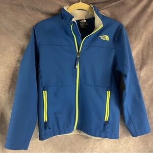 The North Face Apex Elevation  Zip Up Jacket with Lime Details Boys M 10-12